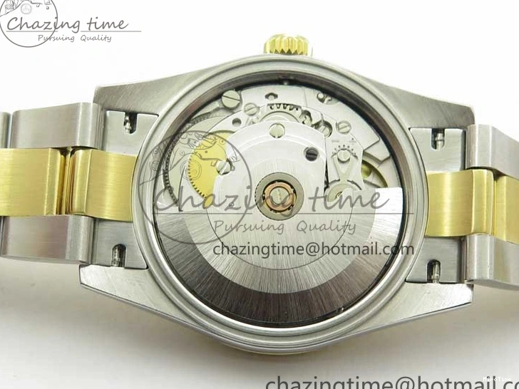 MiroTime 0203 WaterResistant Datejust 31mm 278273 SS YG BP Maker Best Edition Black Sticks Markers Dial on SS YG Oyster Bracelet 2718